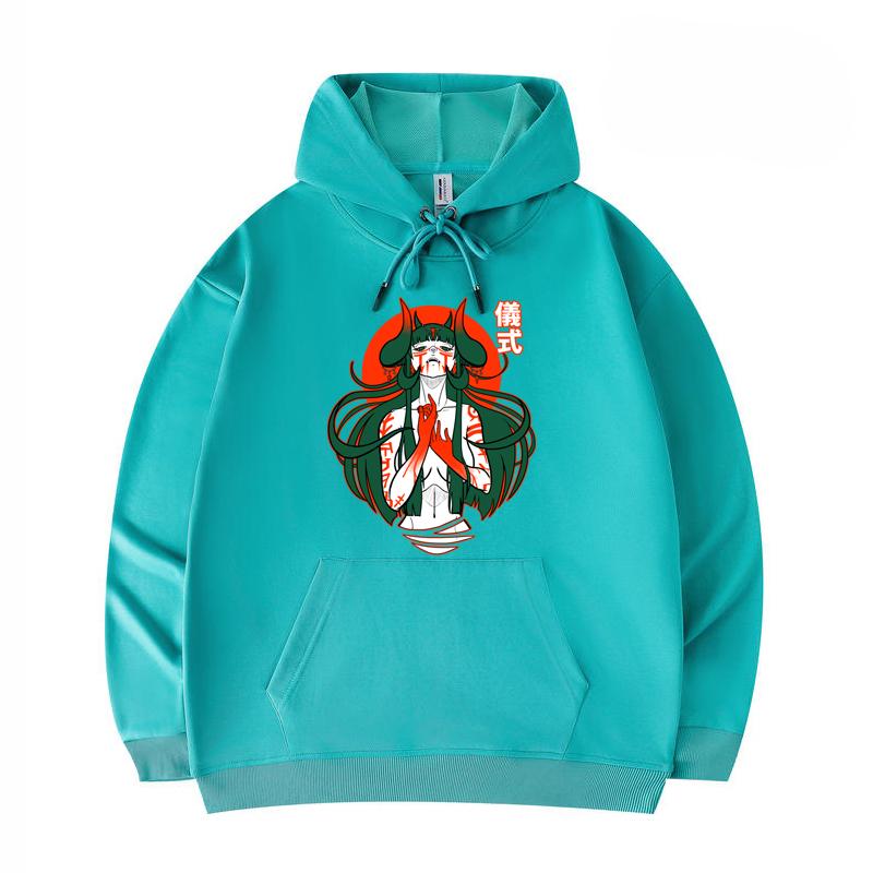 

Men s Hoodies Ritual Print Funny Harajuku Style Twill imitation cotton Hoodies