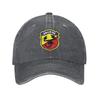 Abarth C Cool Baseball Cap Unisex Distressed Washed Cotton Denim Caps All Seasons Outdoor Travel Sun Protecter Snapback Hats