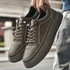 Men's shoes spring British style Korean version breathable trend soft sole large size sports shoes casual board shoes men