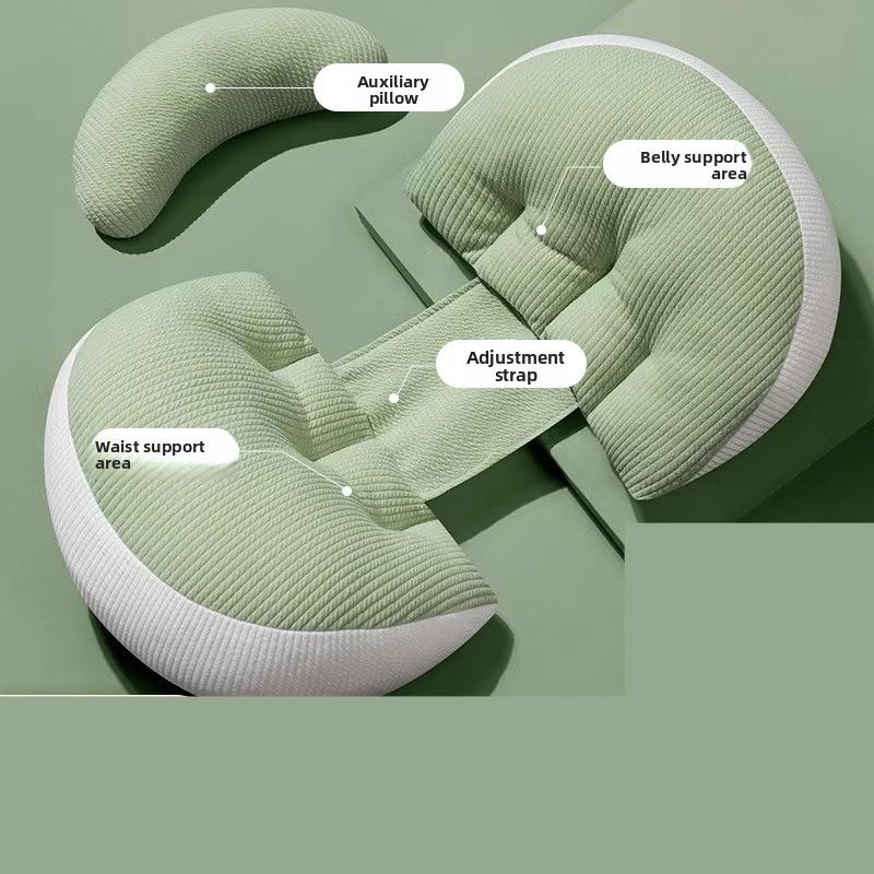 U Shaped Maternity Pillow Side Sleeping Back Support Belly Wedge Pregnancy Sleeping Aid Multifunctional Pillow Set