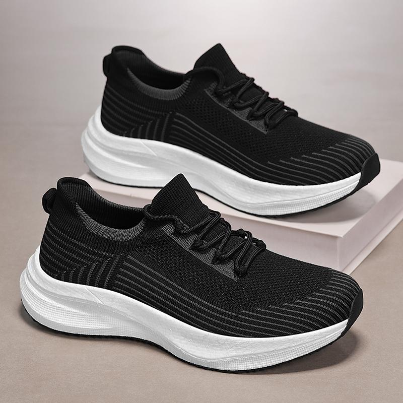 Nuova Moda Uomo Quattro Stagioni Scarpe Comode con Suola Spessa Studenti Ragazzi di Tendenza Suola Morbida Traspiranti Casual Scarpe da Corsa