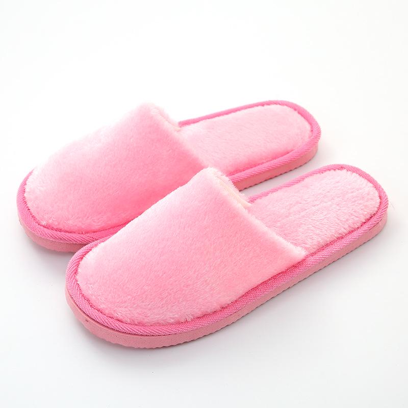 Autumn and Winter Cotton Slippers for Couples, Warm Cotton Slippers for Women