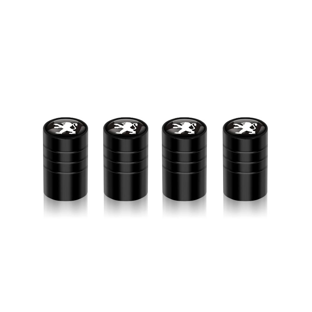 Peugeot Car Tire Wheel Valve Caps Cover Suede Car Key Chain Ring Keychain For 3008 508 206 208 306 307 308 406 407 4008 5008 408
