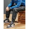 Men's Jogger Jeans Streetwear Black Blue Casual Denim Cargo Pants Stretch Taper Jeans Baggy Trousers