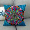 Bohemian Geometric Patterns Digital Printing Short Plush Pillow Covers For Car Sofa Office Cushion Cover Home Goods
