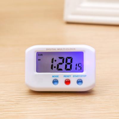 Portable Pocket Sized Alarm Clocks LCD Clock Automotive Electronic Stopwatch With Snooze Backlight Digital Electronic Travel Desk Decors