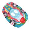 Inflatable Pool Float PVC Airplane Shape Swimming Ring Float Boat with Steering Wheel for Toddler
