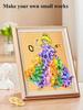 DIY Painting Sticker Craft Toys Kid Art Girls Poking Princess Handmade Educational Magical Children Gifts