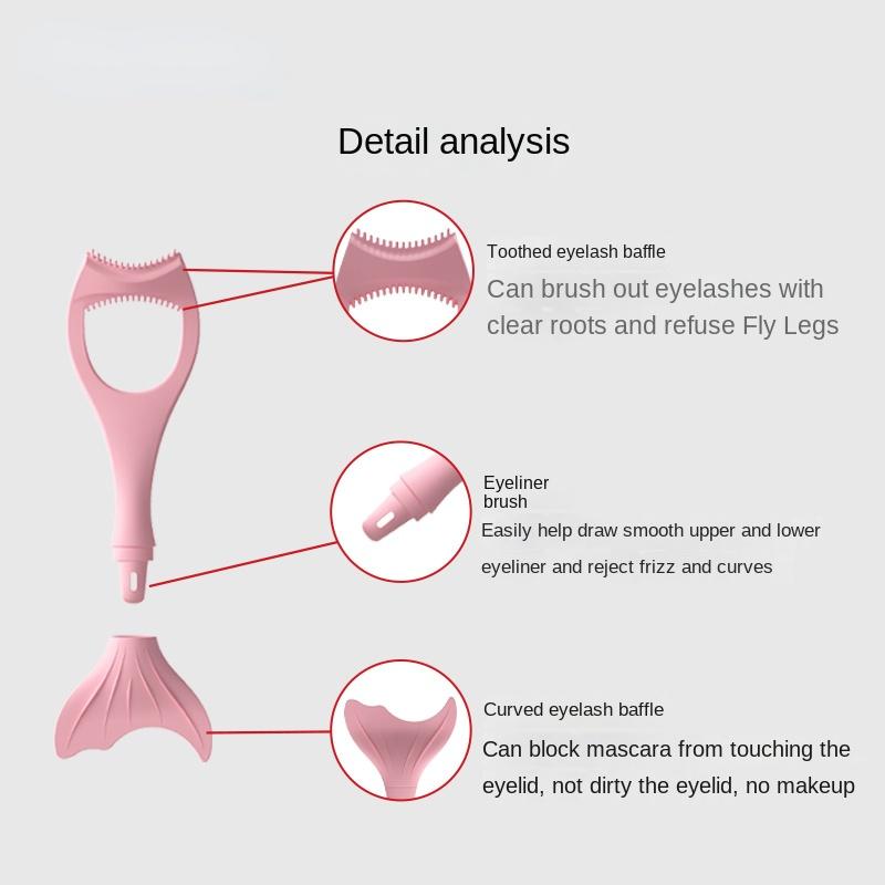 2023 New Silicone Drawing Eyeliner Aids Multi-functional Eye Makeup Tool Lazy Drawing Eye Shadow Bezel Artifact Resusable