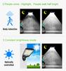 360° Solární LED Nástěnné Pouliční Světlo Lampa PIR Senzor Ovládání Lampa Vodotěsná Venkovní