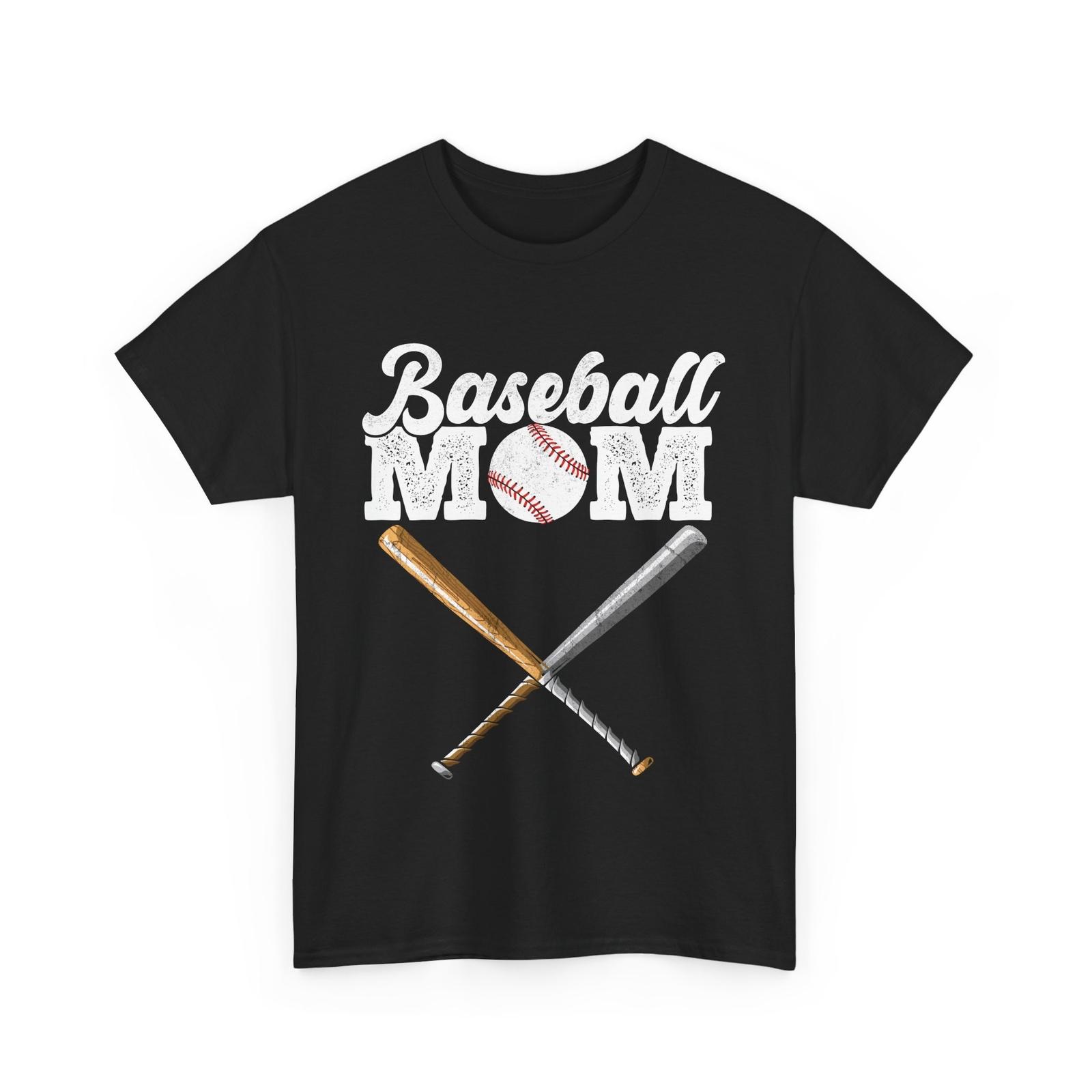 Baseball Mom T-shirt, Baseball Bats Sports Lovers Mother s Day Vintage Shirt S