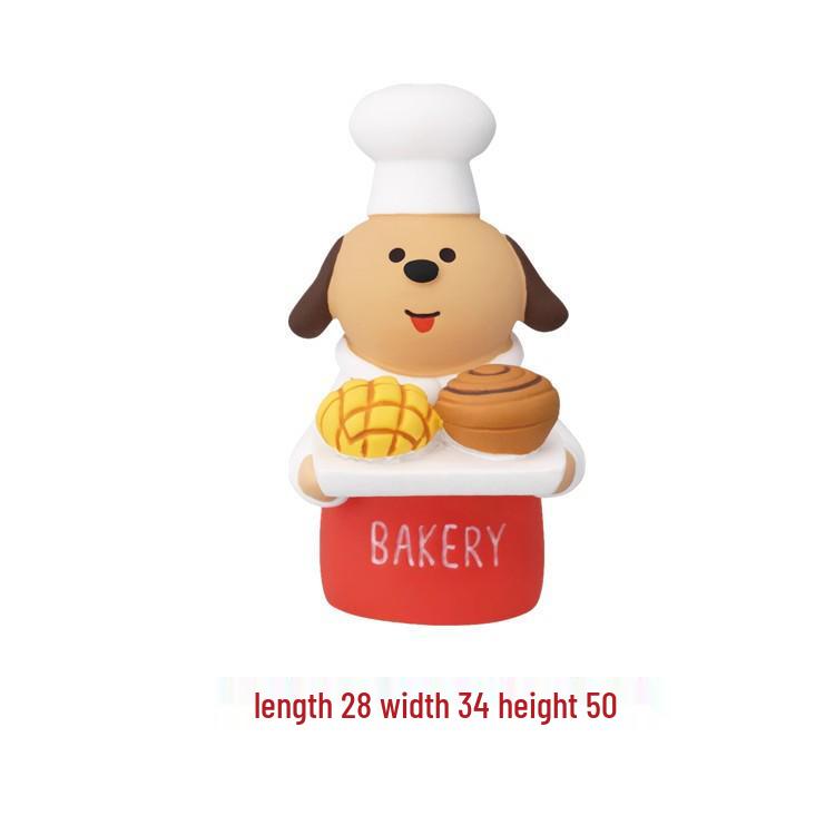 ZAKKA Japanese Miniature Resin Ornaments: Food, Toy Bread, INS Baking, Coffee Shop Decor, Photo Props.