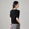 SOFSIL Retro Round Neck Short Sleeve Wool Knit Cardigan