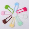 1/12 Doll Plush Knitted Shoulder Bag Crossbody Bag Doll Mini Dress Up Accessories Dollhouse Decor Kid Pretend Play Toys