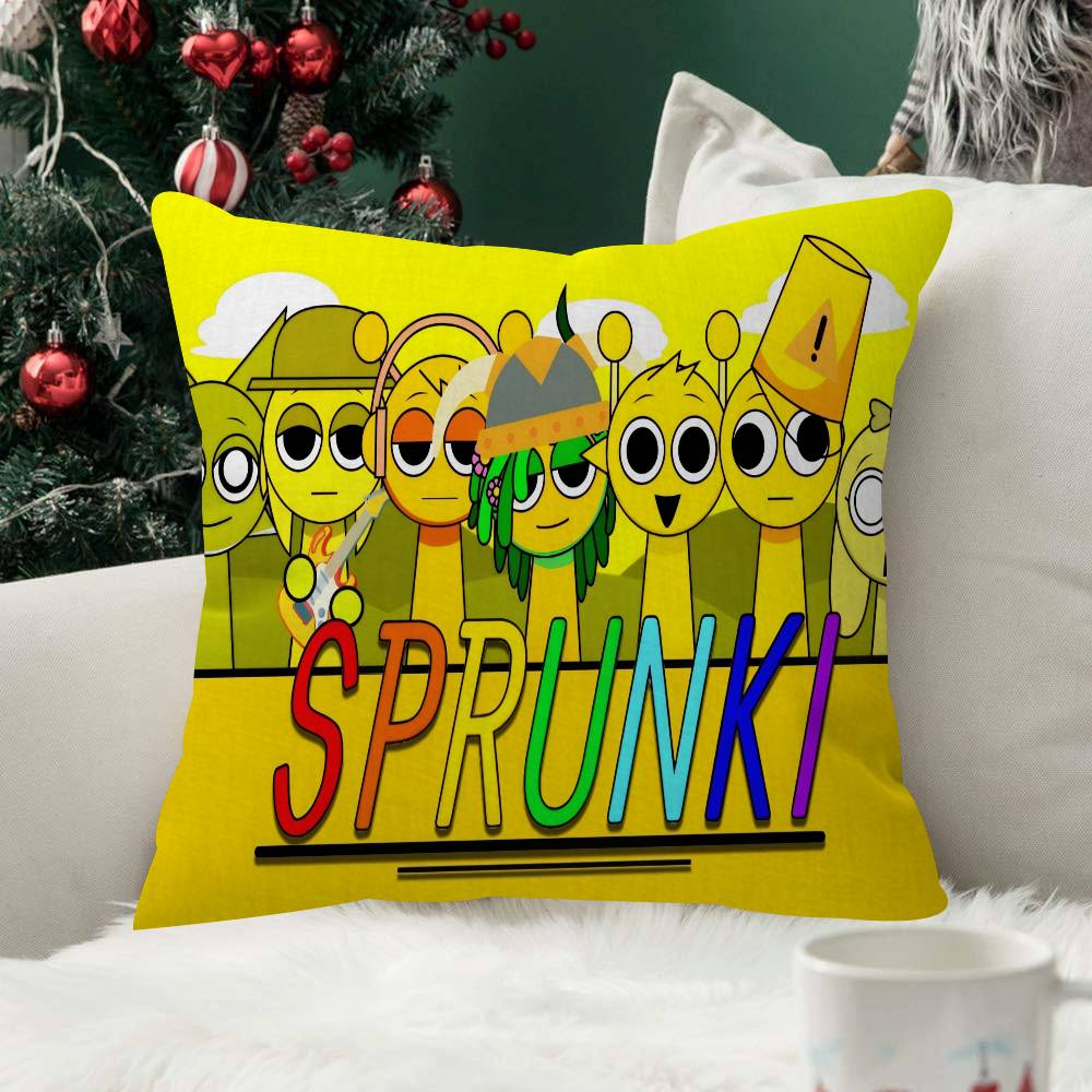 Game Pillow Cover Soft Decor Throw Pillow Case xcm Couch SSprunki Home Decor IIncredibox for Living Room Sofa Party Gift