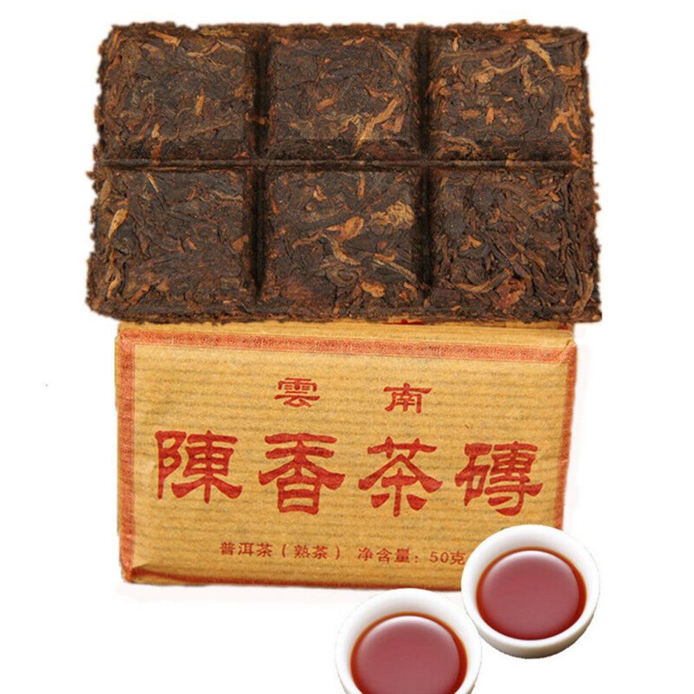 Chinese Puer Tea Fragrance Puer Black Tea Brick Original Yunnan Puer Tea 50g -