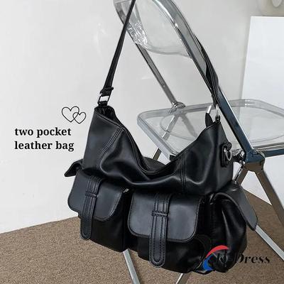 Torba na ramię Lucky Pocket Leather Big Crossbag