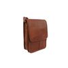 Handgjord läder Messenger Bag A4 Satchel Laptop Handväska Crossbody axelväskor