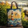 New Digital Printing Tote Bag Personalized Floral Quilted Tote Bag Tote Bag Shopping Bag Beach Bag