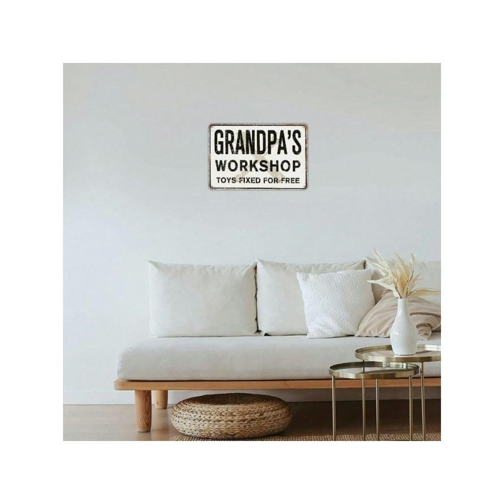 Metal Garage Workshop Poster Rustic Home Decor Tin Sign