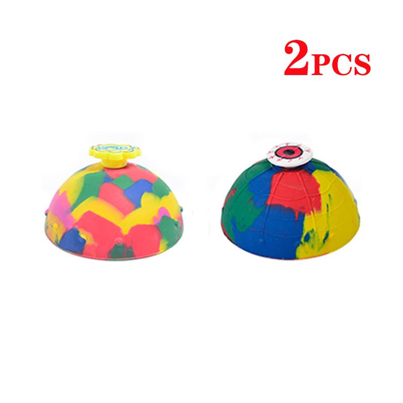 Bounce Bowls Ball Fidget Toy Decompression Spinning Stress Relief Pop Up Toy Outdoor Game Sports Fingertip Toy for Boys Girls