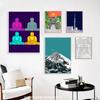 Home Decor Prints Wall Art Japanese Seafood Platter Canvas Painting Tokyo Fuji Canvas Poster Bamboo Temple Daibutsu Pictures