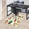 1PC Cat Fruit Extra Large Non-Slip Floor Carpet, Office, Family, Bedroom, Studio - Large Area Rug Indoor Rugs, Vibrant Colors-A294