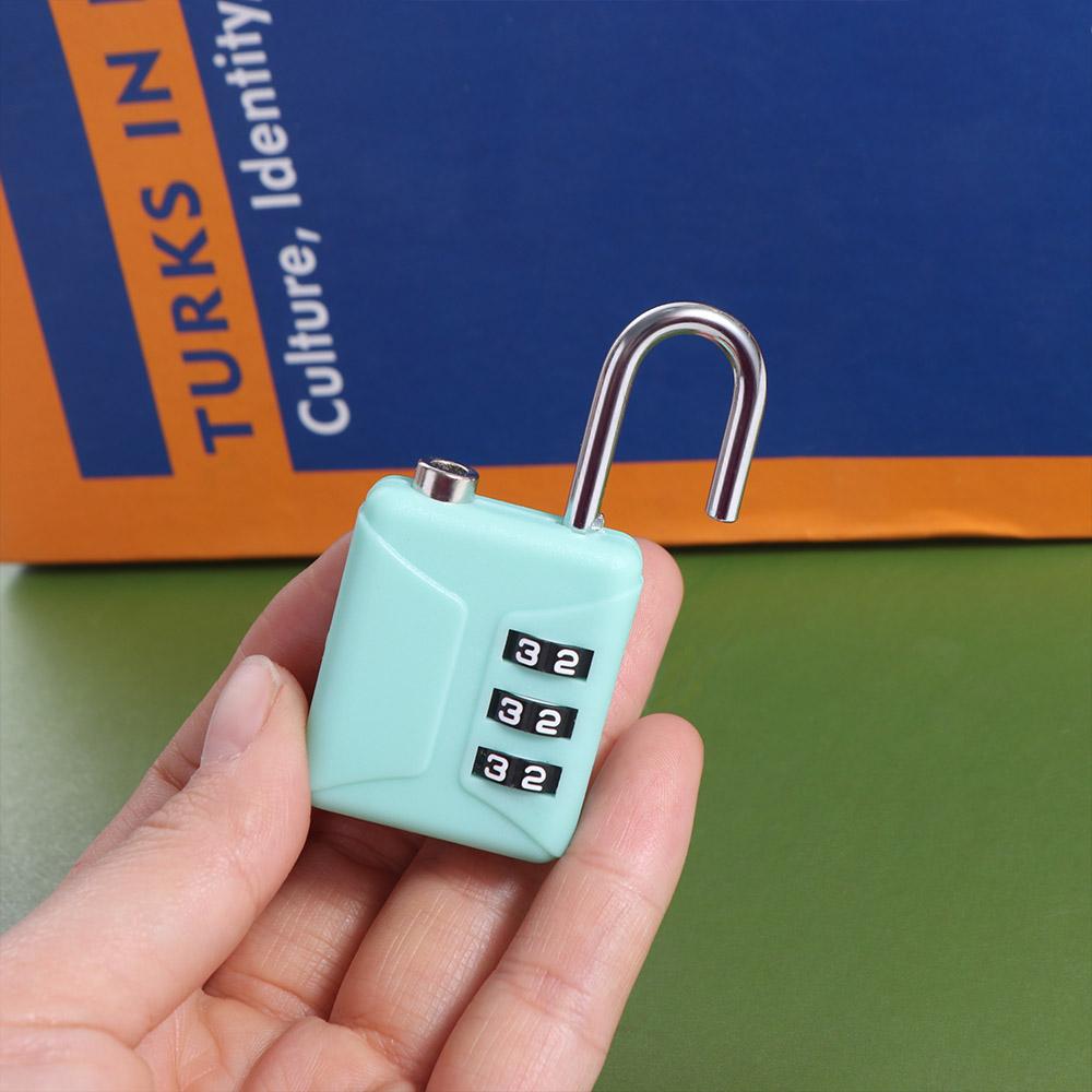 Waterproof Mini Password Padlock Anti-theft Customs Code Lock  Cabinet Box