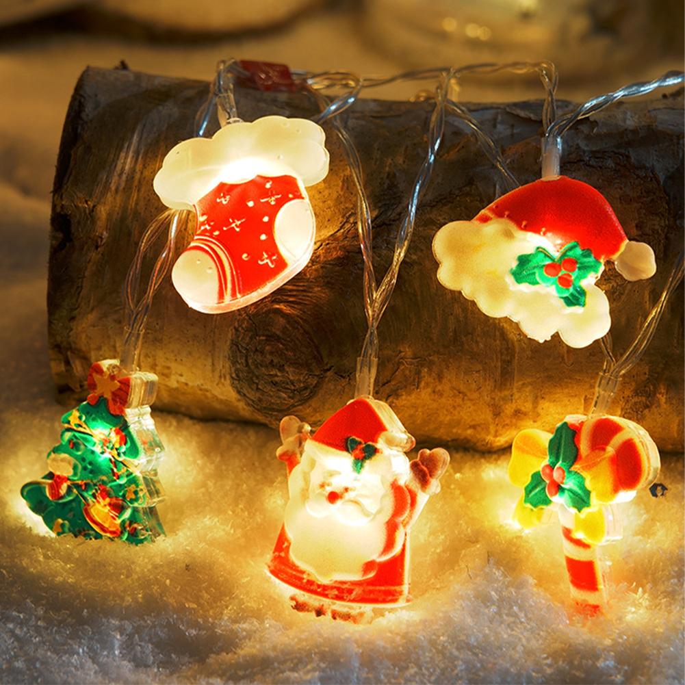 1.5/3/6m LED Christmas Decoration String Light Santa Claus Christmas Trees Battery USB Copper Wire Lighting for Home Decor