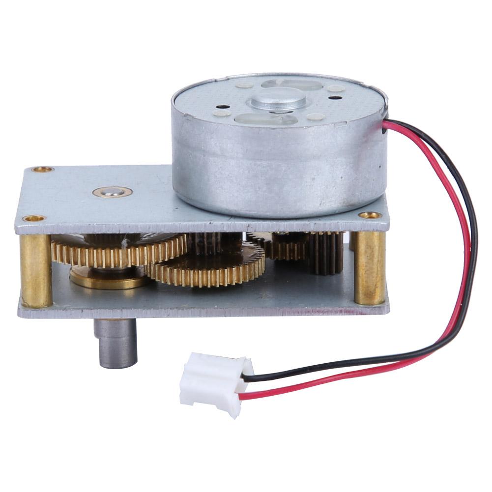 3?12V DC Reversibel Metallgirkasse Motor Hastighetsreduksjonsmotor Soneventilmotor 27RPM