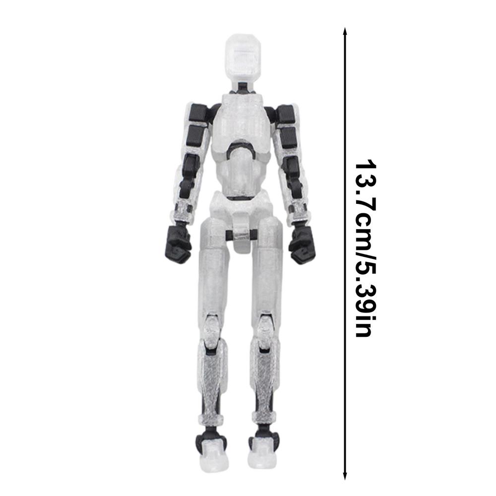 Multi-articular Action Figure Robot 3d Printed Action Figure Assembly Figure Toy Multi-jointed Movable Robot home Desktop Decors