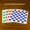 Scacchiera da Torneo in PU Leggera Portatile Arrotolabile Scacchiera Morbida Antiscivolo Tappetino per Scacchi da Viaggio Universale