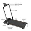 ALNSOOR FT51 Indoor Sports 2-in-1 Treadmill 120KG Load  1-10KM/H Speed Range Fitness Equipment For Adult