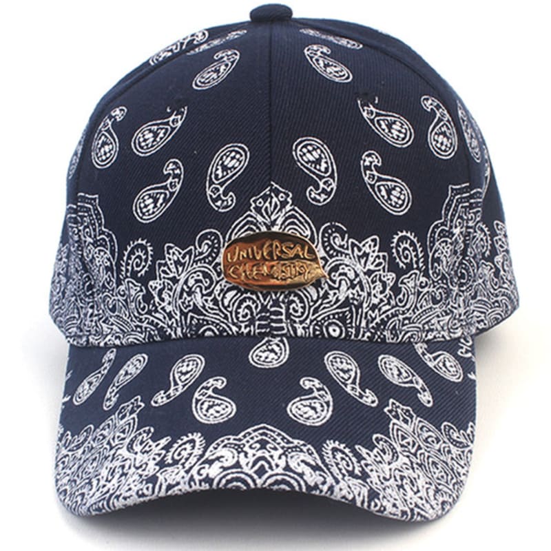Universal chemistry Paisley Bubble Navy Ballcap
