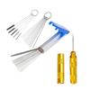 Airbrush Spray Gun Cleaning Kit: Includes Small Brush, Rinse Gun, Nozzle, and Four Ventilation Accessories for Auto Repair.