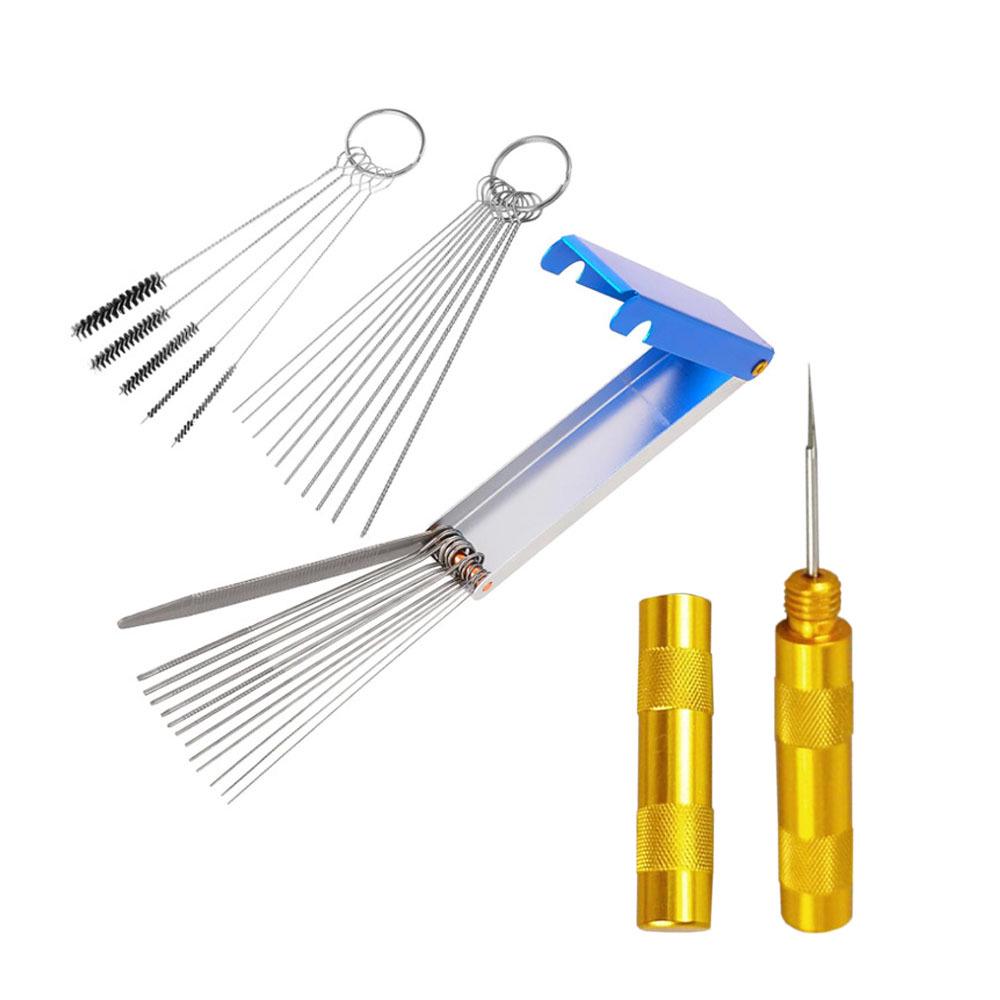 Airbrush Spray Gun Cleaning Kit: Includes Small Brush, Rinse Gun, Nozzle, and Four Ventilation Accessories for Auto Repair.