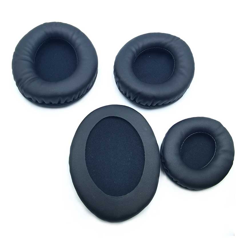 JCD 1Pair Oval Earpads Headphone Replacement Ear Pads Cushion Soft Foam Cover Ear Cups 70*90 75*95 85*105 90*110 100*120 Mm