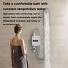 Eu Type 3500W Hot Water Heater Shower Instant Shower Heating Kit Electric Hot Water Heating Set For Bathroom Shower Room