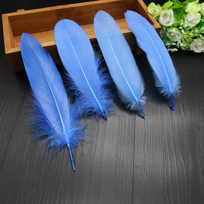 50Pcs28 Color Diy Feather Hard Big Floating Feather Wedding Dress Children Handmade Decoration Materials