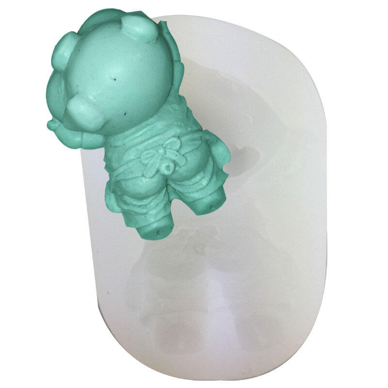 New aromatic gypsum form in the shape of a pig - 2 pcs.