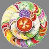 50 Original Fruit & Veggie Graffiti Stickers: Hand-Painted Cartoon Decor for Phone Cases