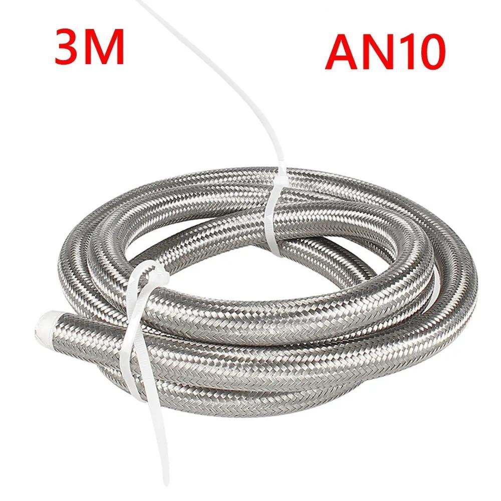 1M 3M 5M 6M AN4 AN6 AN8 AN10 AN12 16FT Ulei Combustibil Furtun Ulei Gas Racitor Furtun Linie Noua Tub Tub Nailon Impletit Linie Piese Auto