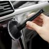 2pcs Ultra-Soft Car Detailing Brush Super Soft Auto Interior Detail Brush Synthetic Boars Hair for Cars Seat Leather Cleaning