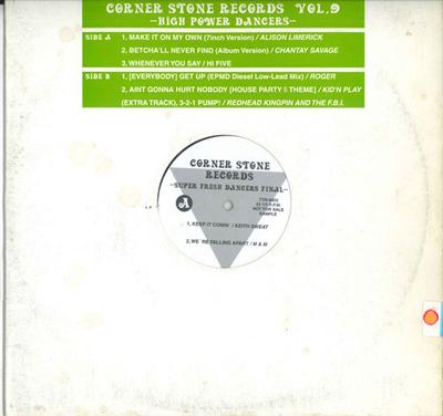 12palcový Vinyl RŮZNÉ - Corner Stone Records Vol.8 Super Fr TYR8852 COENER STONE Neznámý Dance & Electronica Použité