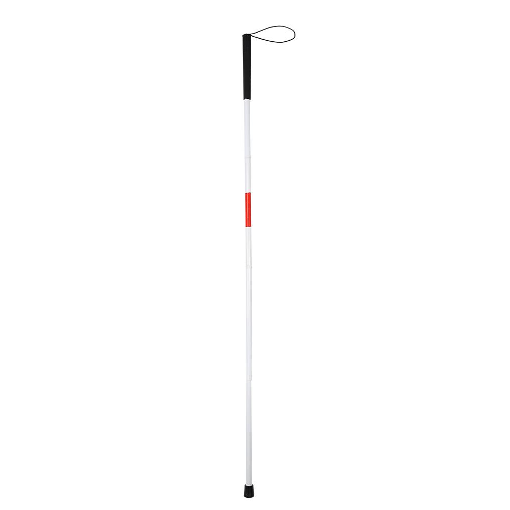 Folding Foldable Reflective Cane Crutch Portable Anti-Shock Guide Walking Stick for The Blind
