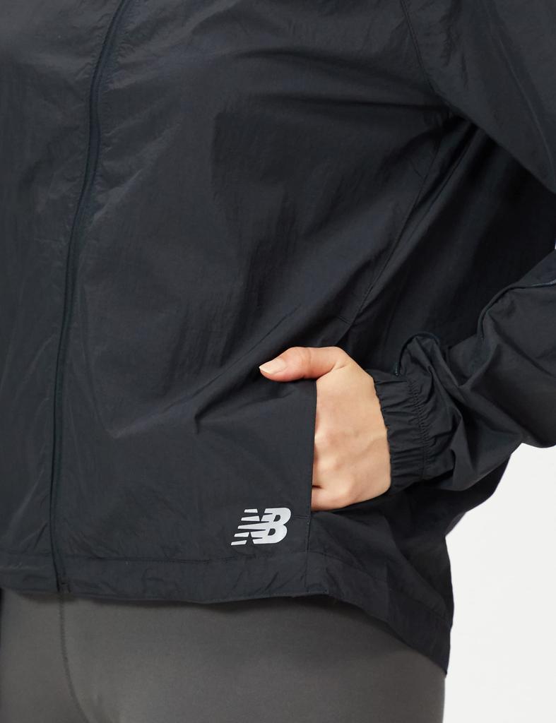 Impact Run Light Packable Jacket WJ21264 Black L [New Balance] Women's (BK)