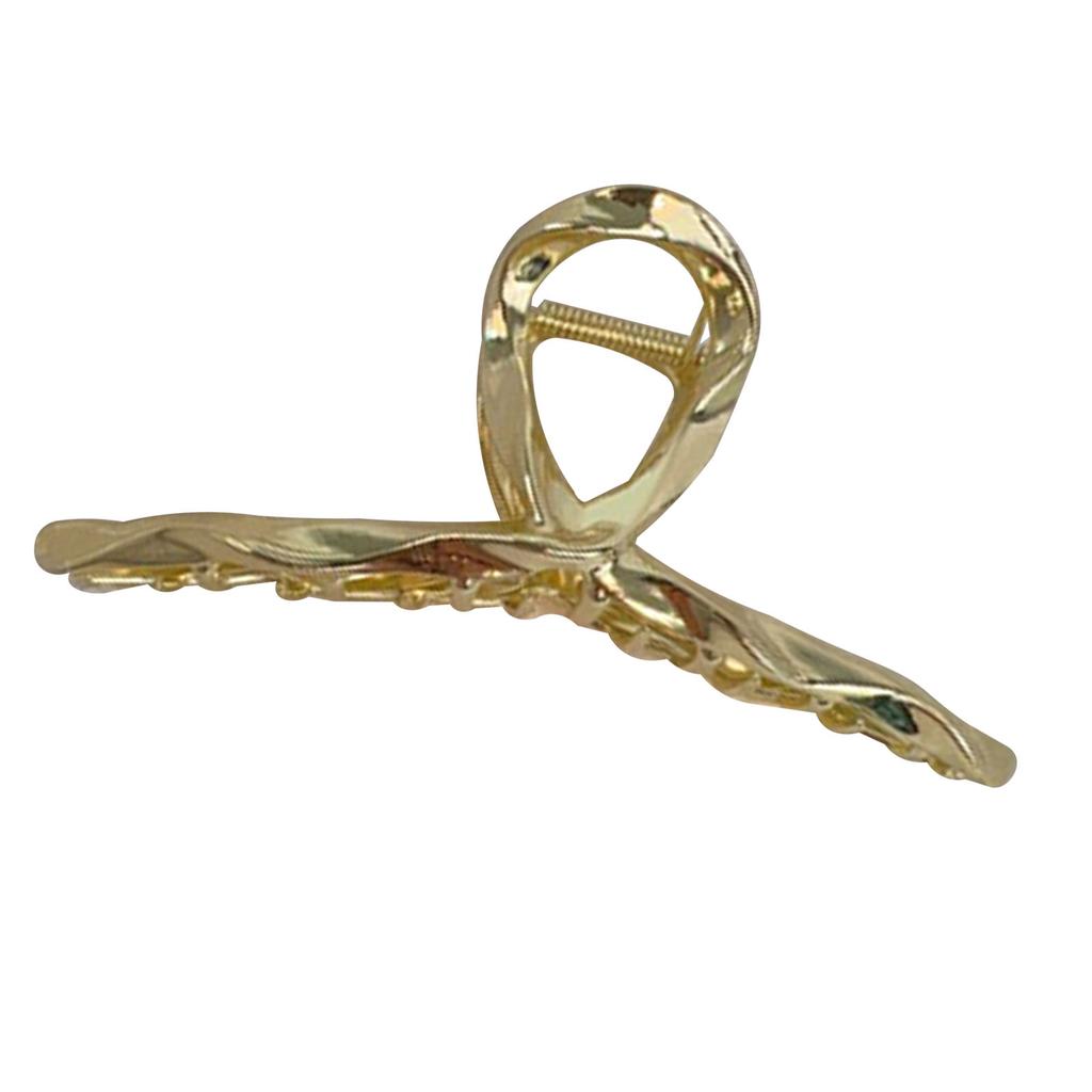 Hair Claw Clip Twisted Claw Clips Clamps Large Alloy Hair Catch Pure Color Styling Accessories