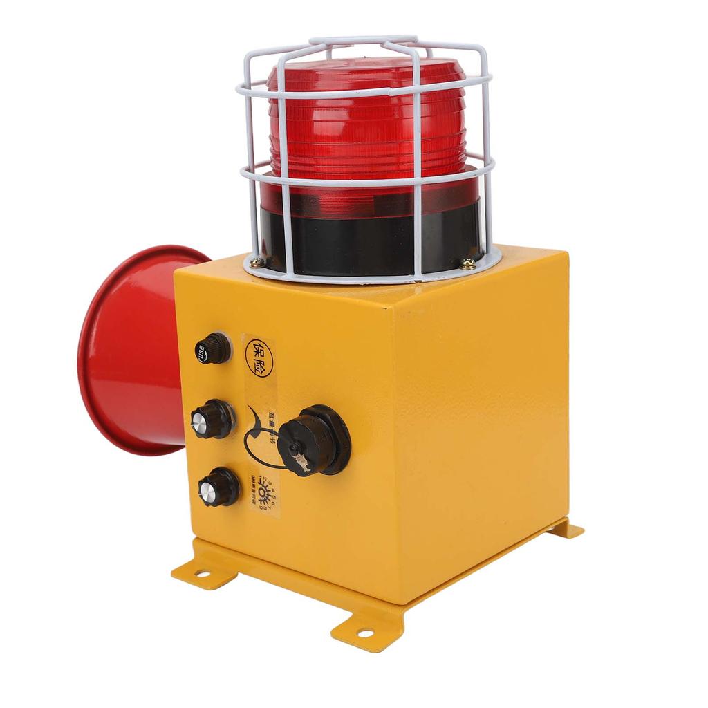 Industrieller Ton- und Lichtalarm Maximum 130DB 9 Töne Helles Warnlicht Wasserdichte Alarmsirene