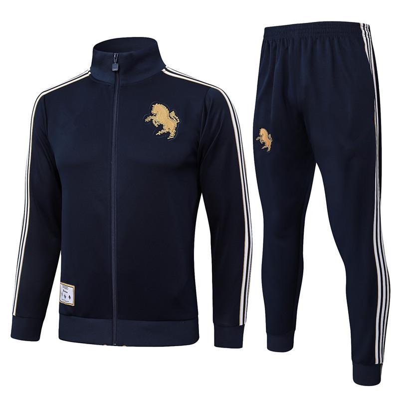 Juventus Semi-Zipper Long-Sleeved Short-Sleeved Training Clothes Sports T-Shirt Pre-Game Warm-Up Vest Football Jersey
