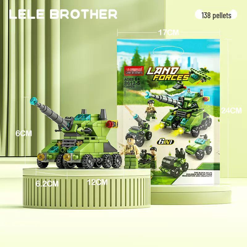 Compatible Lego Small Building Blocks: Educational Military Tank & Castle Set for Boys and Girls